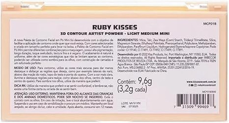 Mini Paleta de Contorno - Ruby Kisses 5
