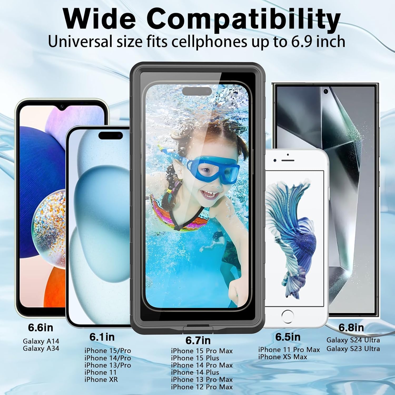 Capa à Prova D'Água Subaquática para Celular Transy 2