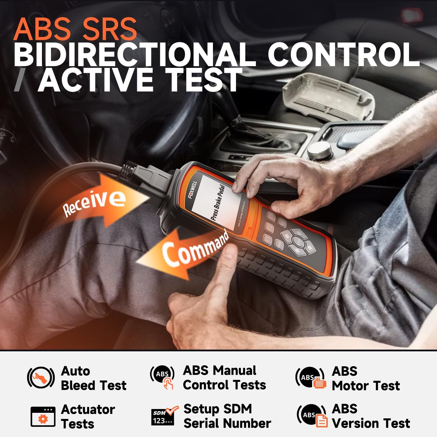 NT630 Elite ABS and Airbag Reset Tool 5
