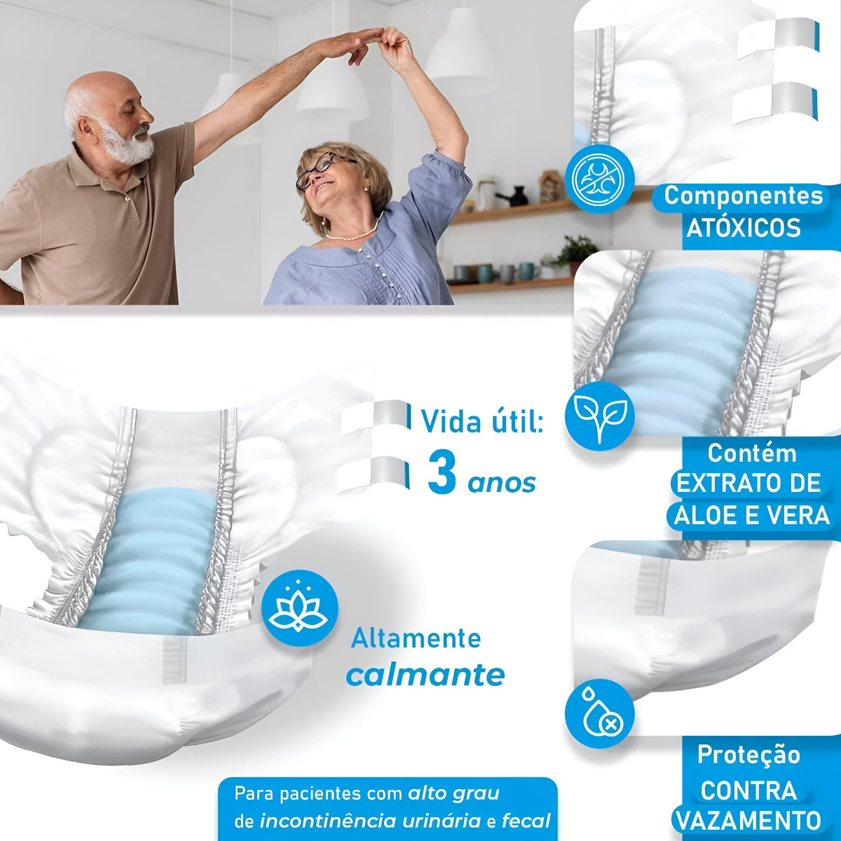 Fralda Descartável Vita Plus Geriátrica 3