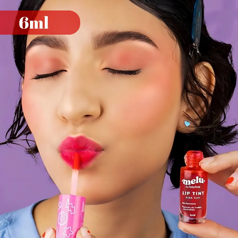 Lip Tint Melu Orange Day 4