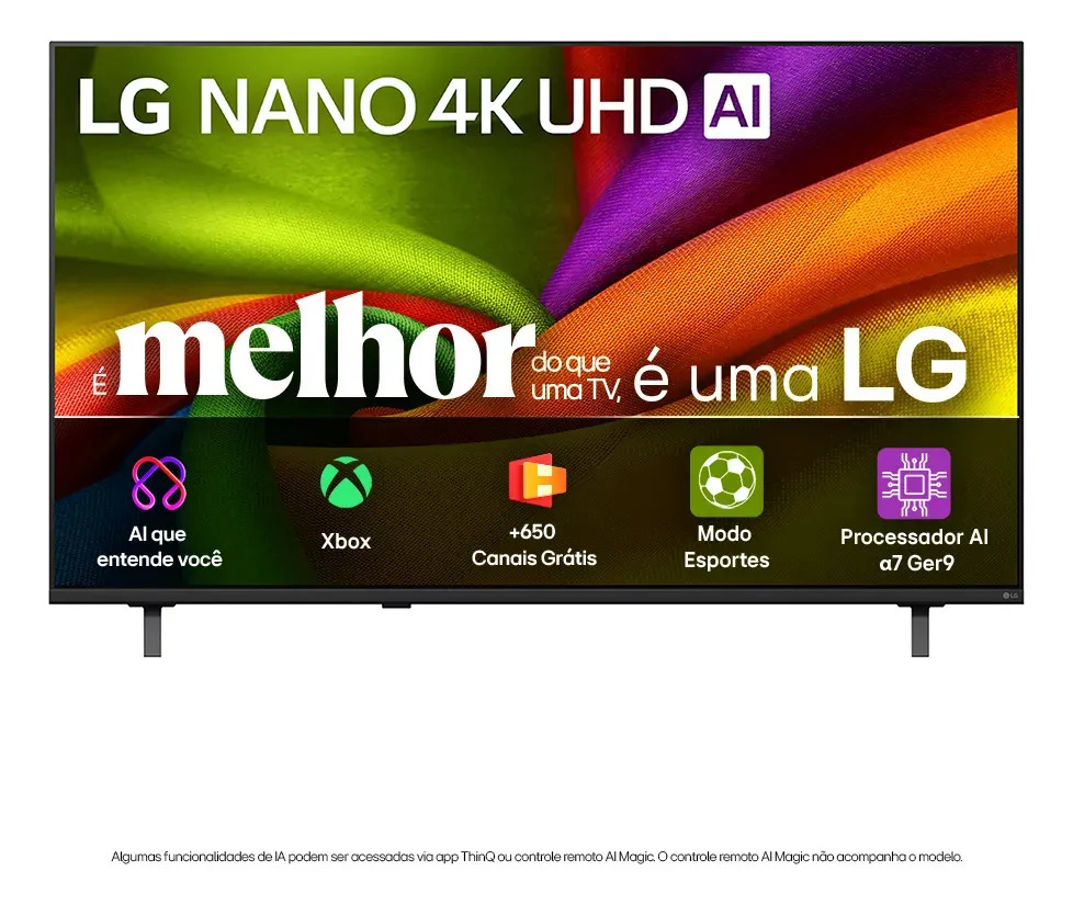 Smart TV LG NANO UHD AI 4K NU850 43" 2026 1