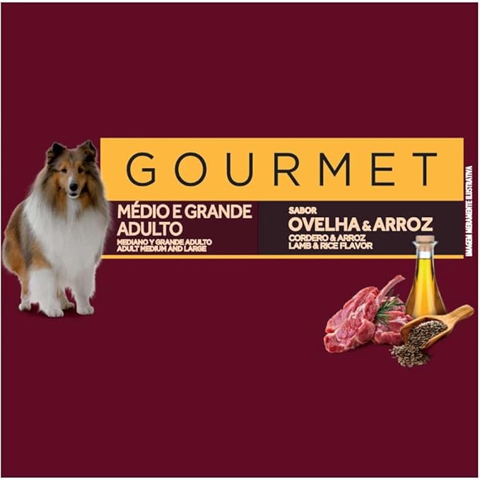 Ração GranPlus Gourmet Cão Adulto Médio e Grande Sabor Ovelha e Arroz 5
