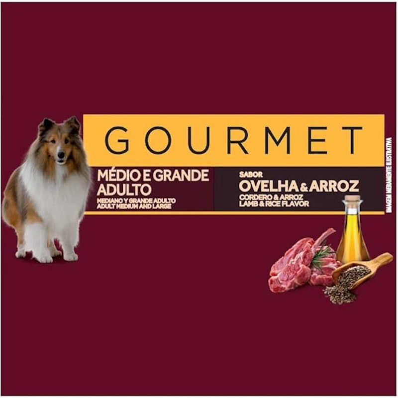 Ração GranPlus Gourmet Cão Adulto Médio e Grande Sabor Ovelha e Arroz 5