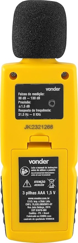 Decibelímetro Digital DDV 130 4