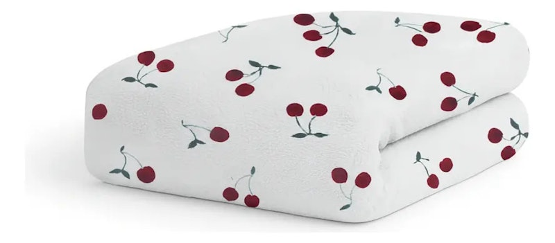 Manta Cobertor Queen Macia Toque Soft Antialérgica Cereja 1