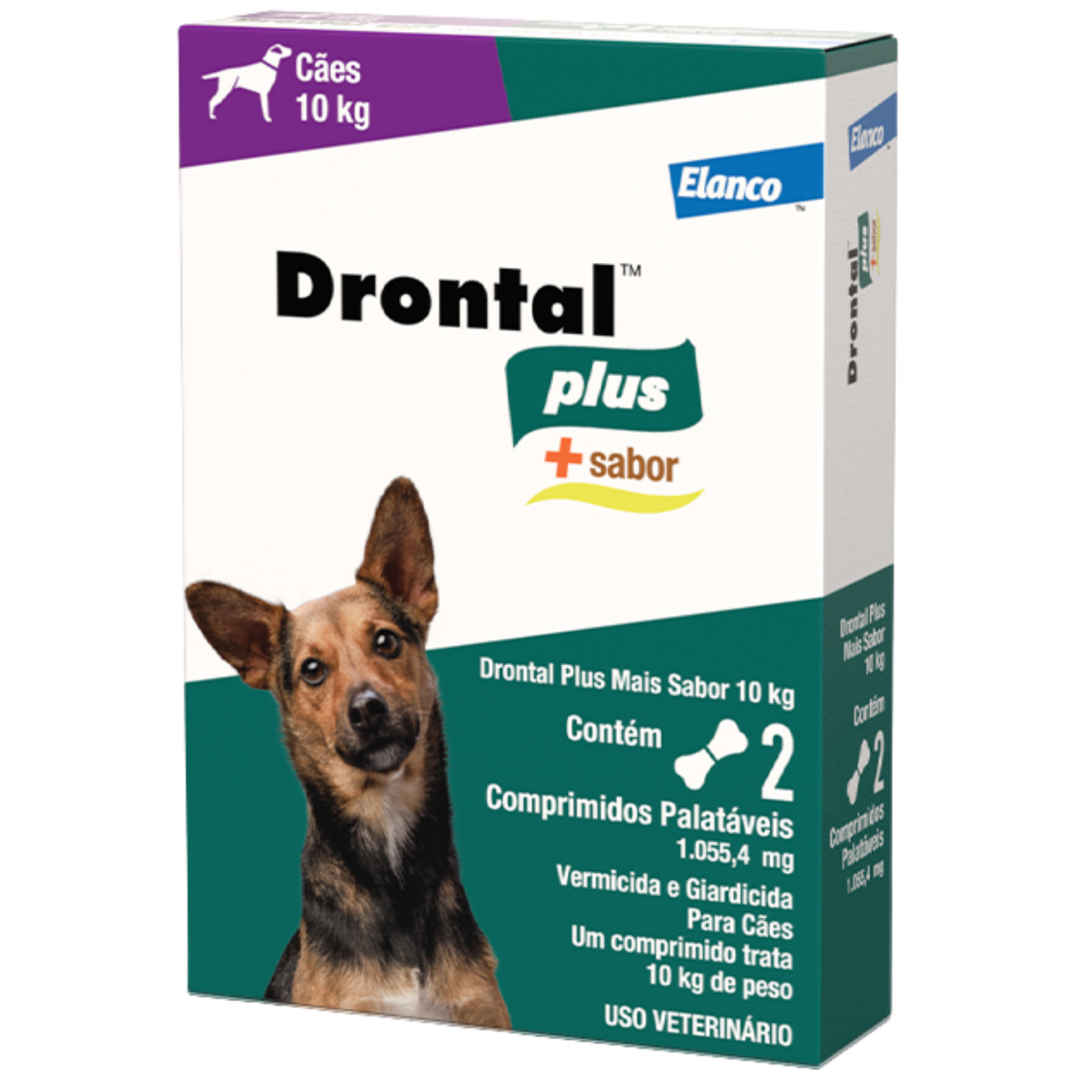Vermífugo Drontal Plus Sabor Carne 1