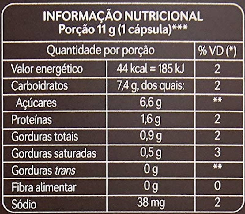 Cápsula de Cappuccino Avelã TRES 3 Corações 4