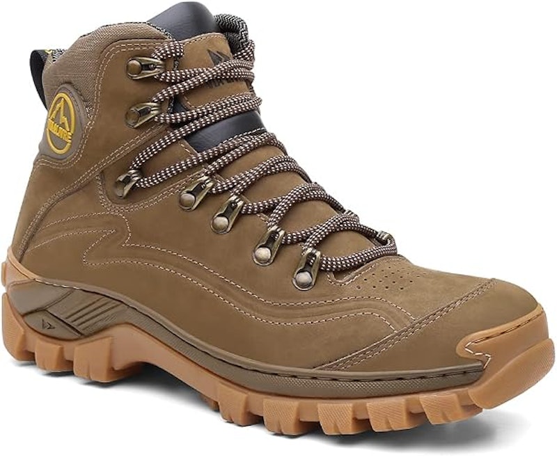 Bota Masculina Coturno em Couro e Palmilhas Ortopédicas em Gel com CA 1