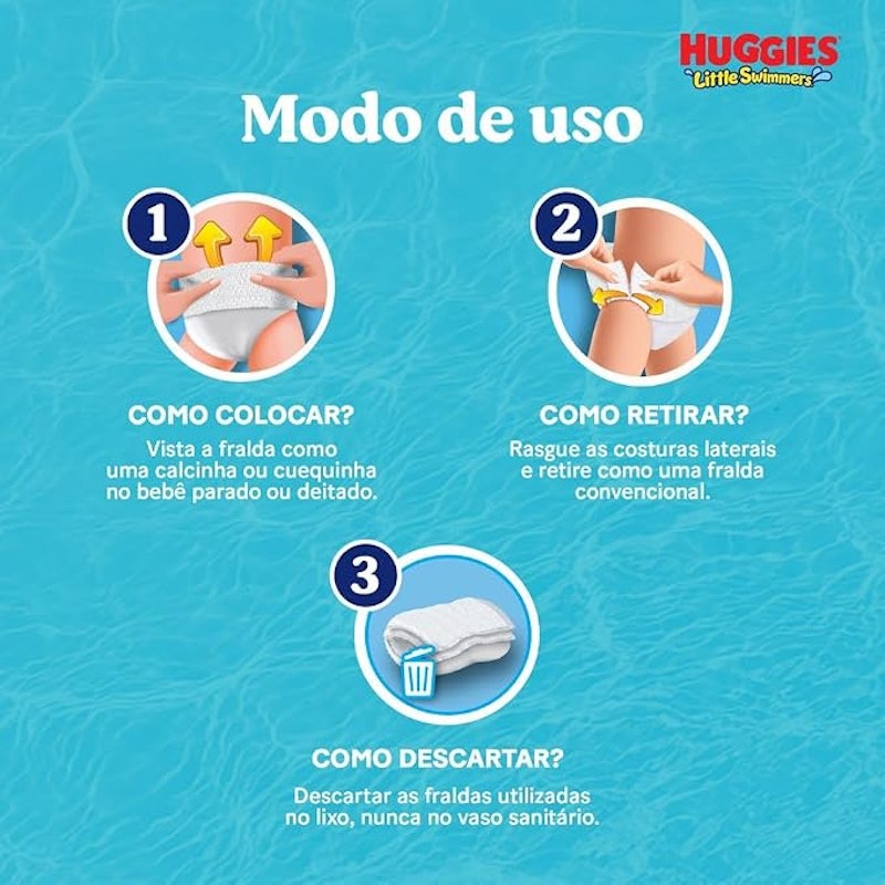 Fralda Huggies® Little Swimmers G/XG 4