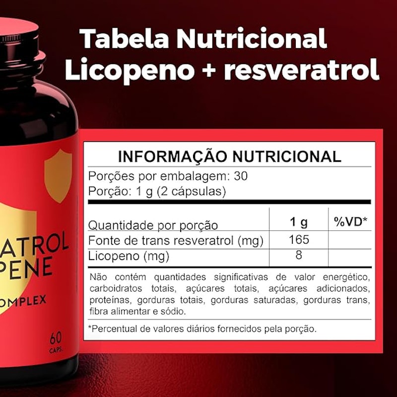 Resveratrol + Licopeno – Super Antioxidante 4