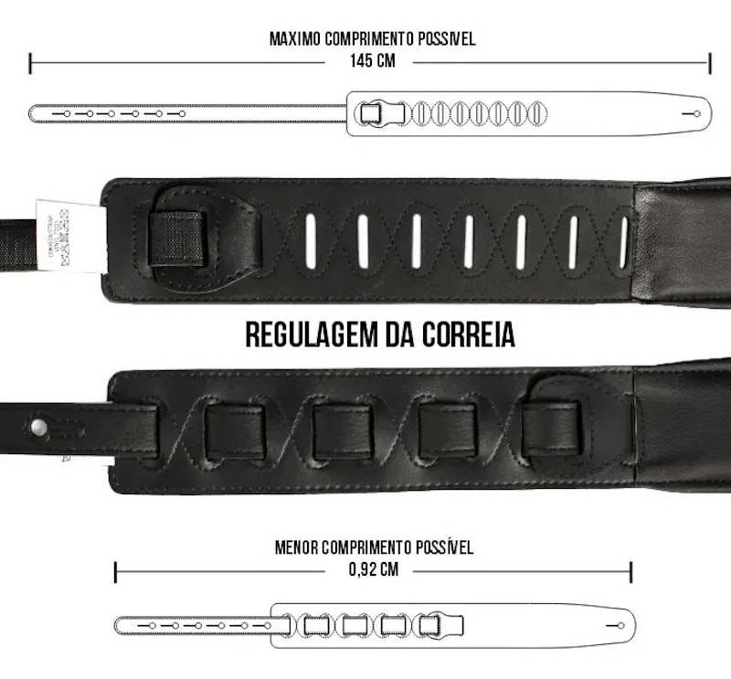 Correia Alça para Guitarra e Violão 4