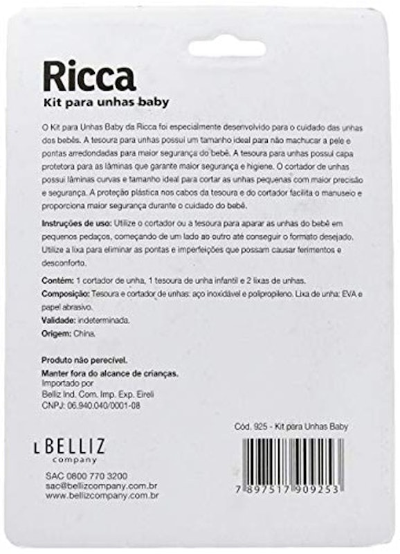 Kit Manicure Baby Colors Ricca 3