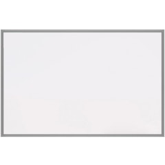 Lousa Branca Quadro 80x60 cm Moldura Aluminio Slim Luxo