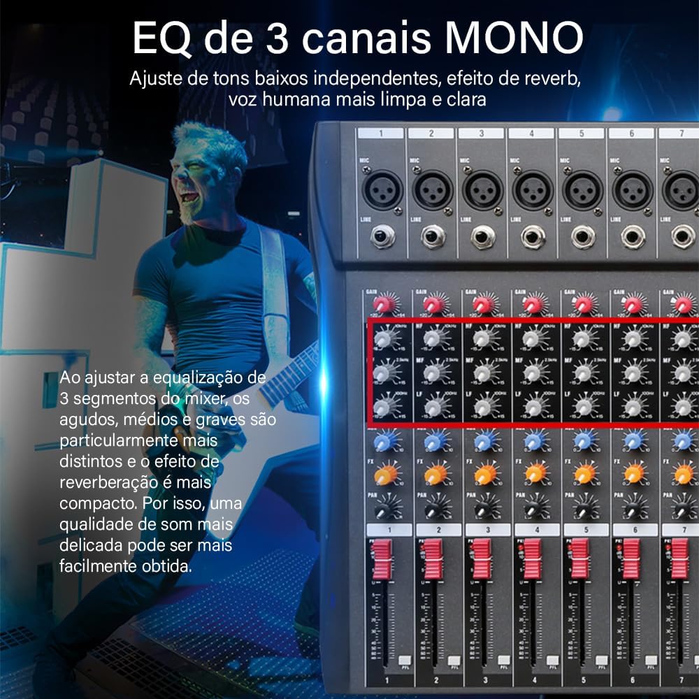 Mesa de Som Kingster 4