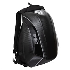 Mochila Moto Grande Aerodinâmica Impermeável Porta Capacete