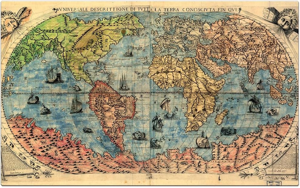 Quebra-Cabeça 2000 Peças Mapa Mundi 1565 3