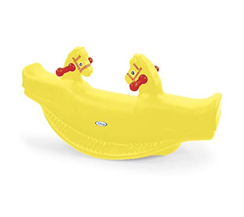 Gangorra Infantil Cavalinho Amarelo com Som 2