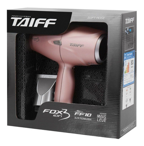 Secador de Cabelo Fox 3 Soft Rose 3