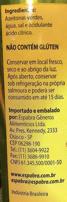 Azeitona Verde Sem Caroço 3