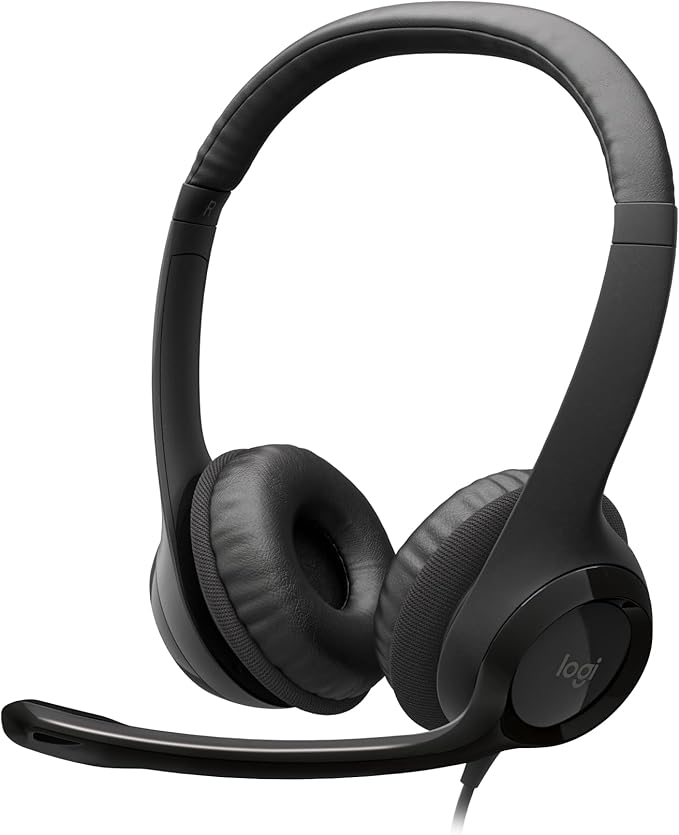 Headset para Computador com USB Logitech 3