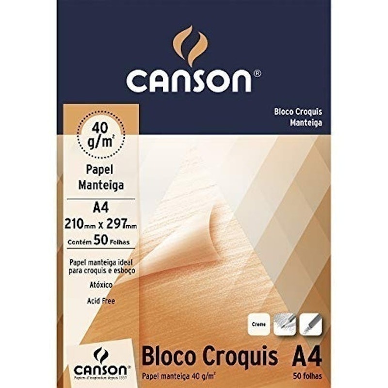 Bloco Croquis - Papel Manteiga 1