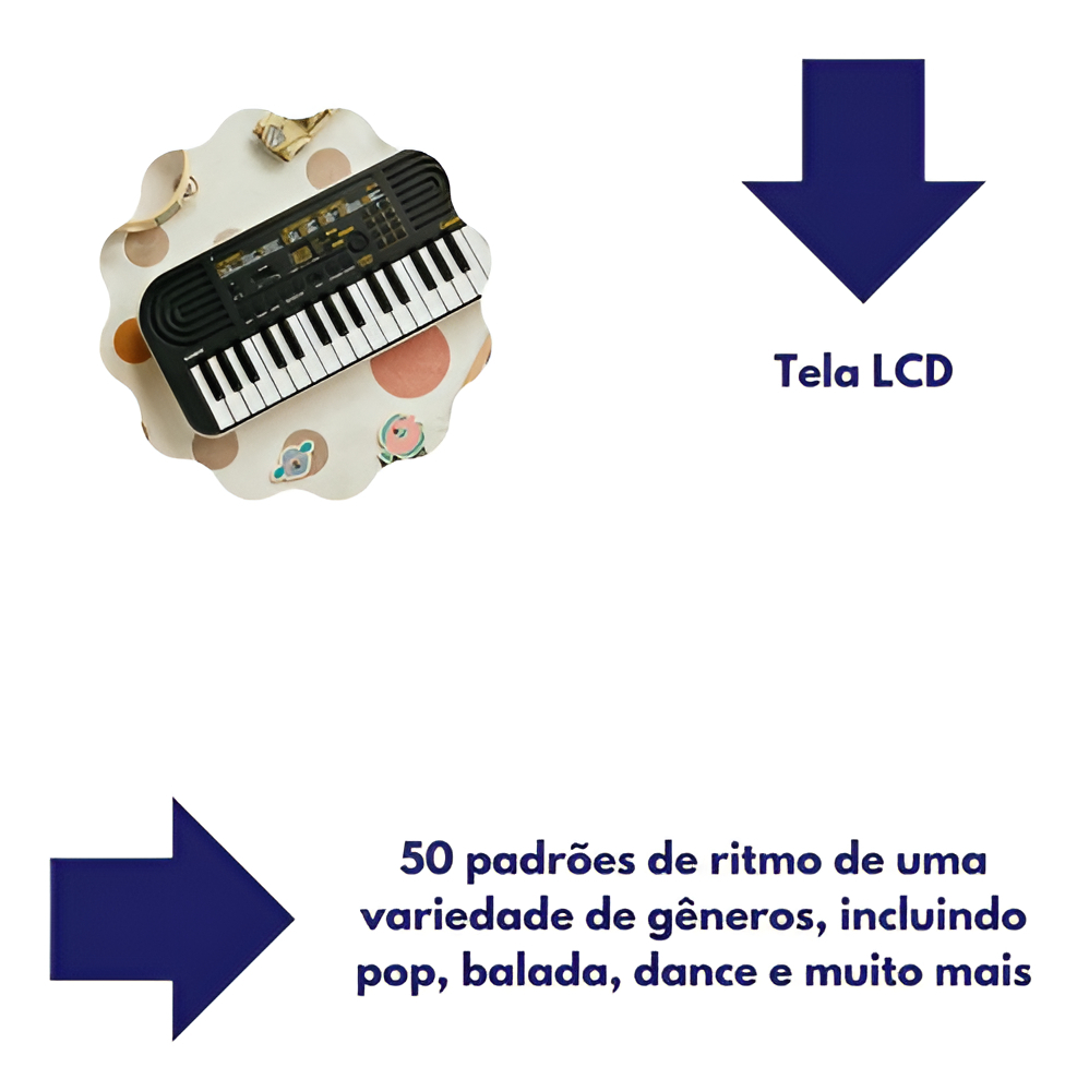 Teclado Eletrônico 32 Teclas Casio Casiotone 5