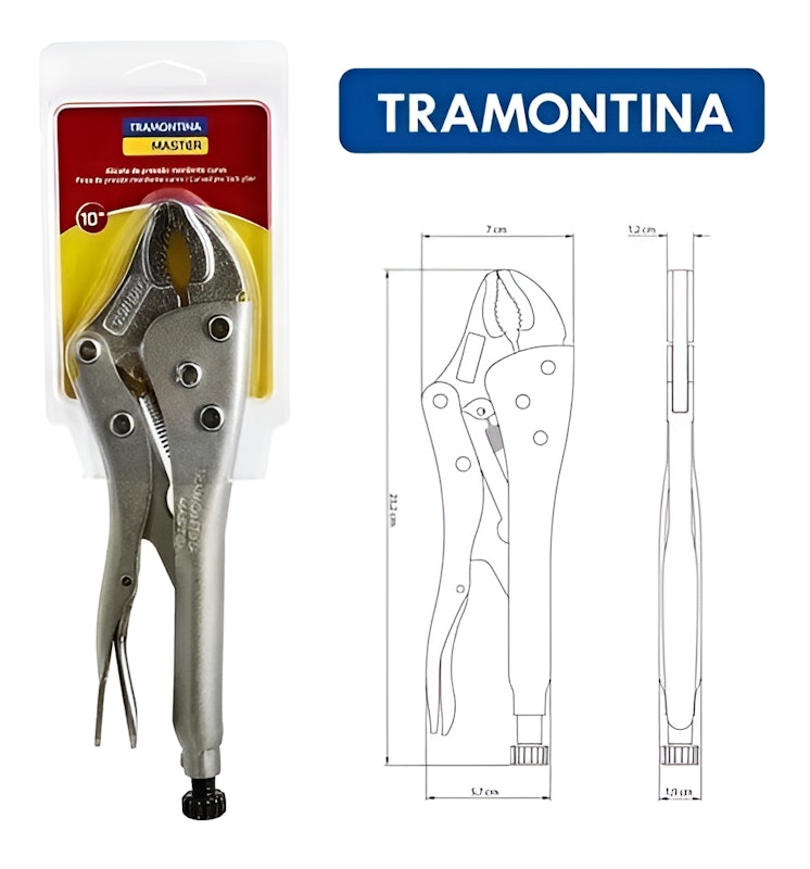 Alicate de Pressão com Mordente Triangular 3