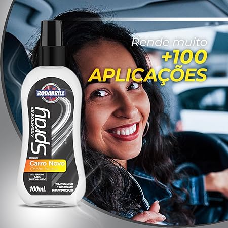 Aromatizante Spray Carro Novo 3