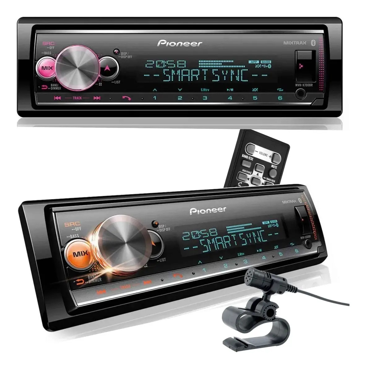 Som Automotivo Pioneer MVH-X7000BR 3