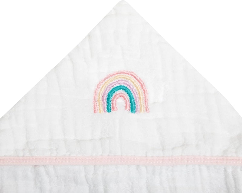 Toalha de Banho Papi Soft com Capuz Bordado 90 x 75 cm 4
