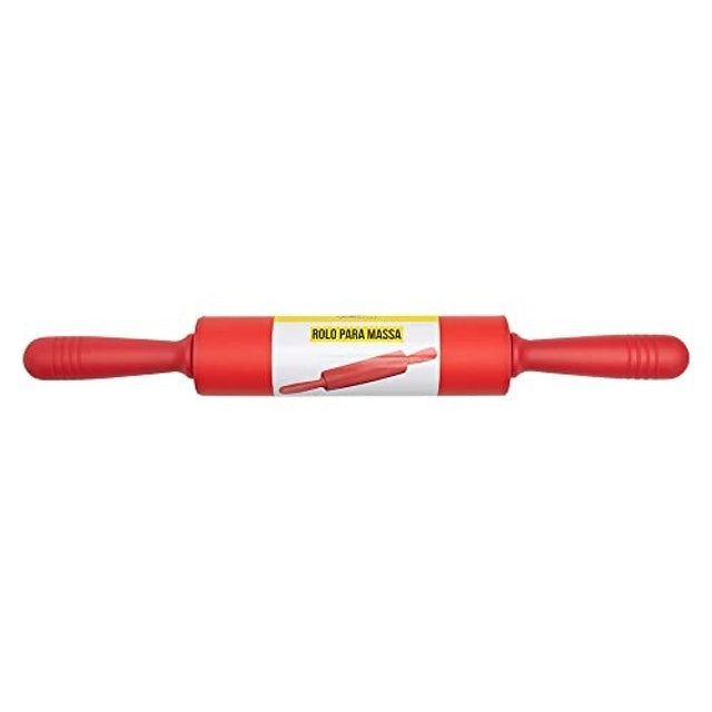 Rolo para Massa Silicone Vermelho 4