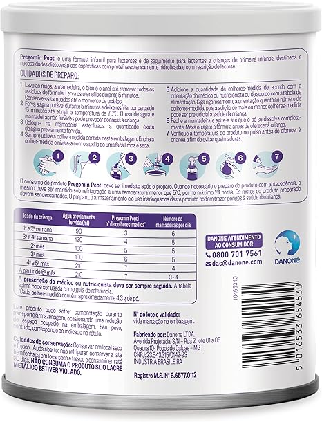 Fórmula Infantil Pregomin Pepti 3