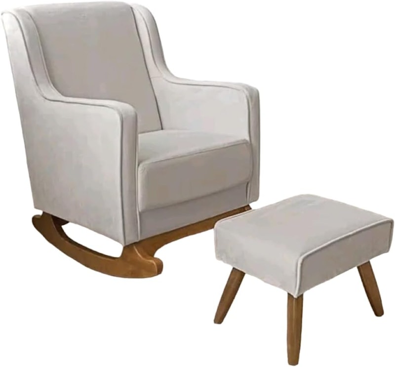 Cadeira de Balanço para Amamentação Suede 3
