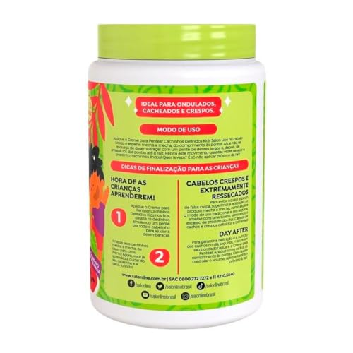 Creme para Pentear Kids Cachinhos Definidos Salon Line 2