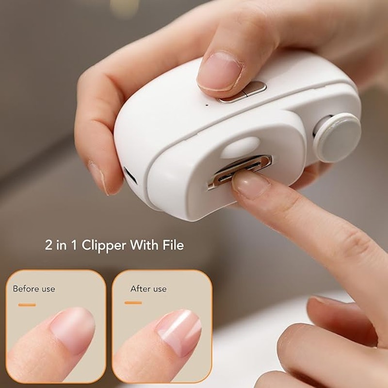 Cortador de Unhas Elétrico Automático com Luz e 2 Velocidades 3