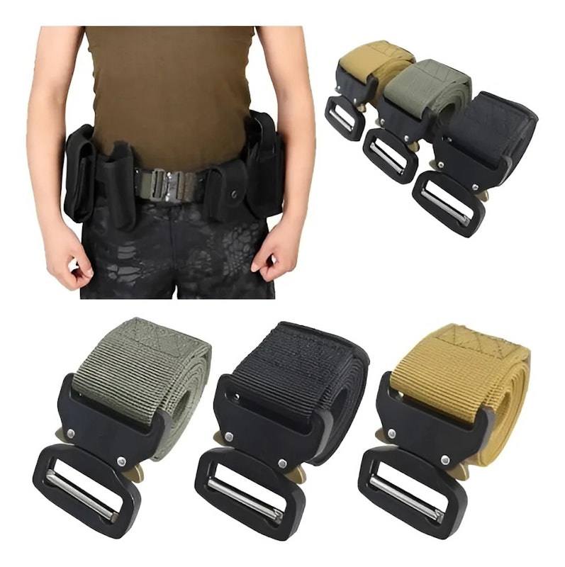 Cinto Tático Militar Fivela de Alumínio 1