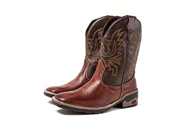 Bota Texana Country Masculina Cano Longo Marrom 3