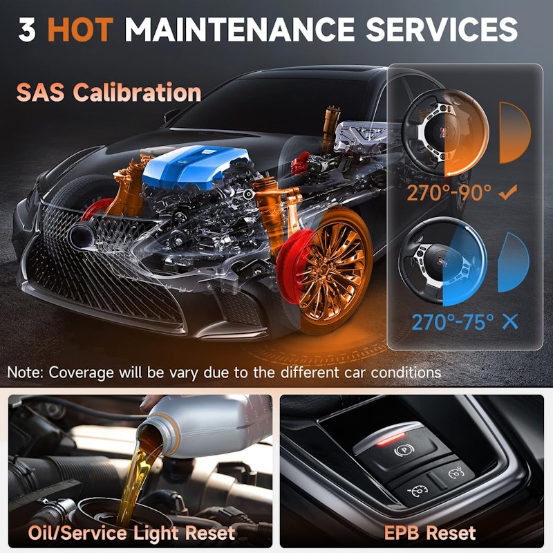 NT630 Elite ABS and Airbag Reset Tool 4
