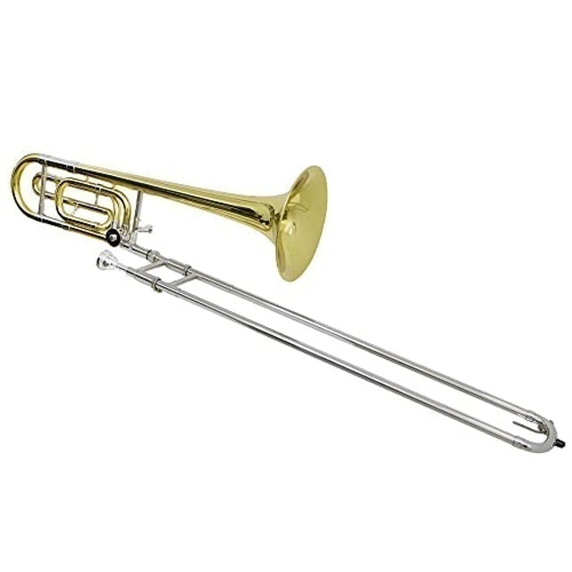 Trombone de Vara Laqueado Dourado com Case 1