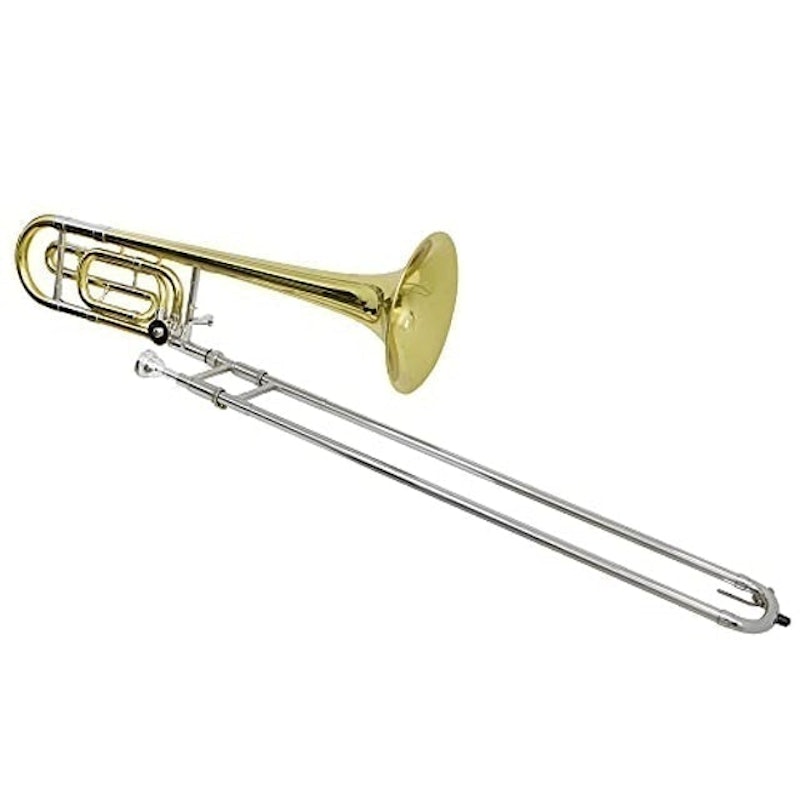 Trombone de Vara Laqueado Dourado com Case 1