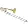 NEW YORK Trombone de Vara Laqueado Dourado com Case 1