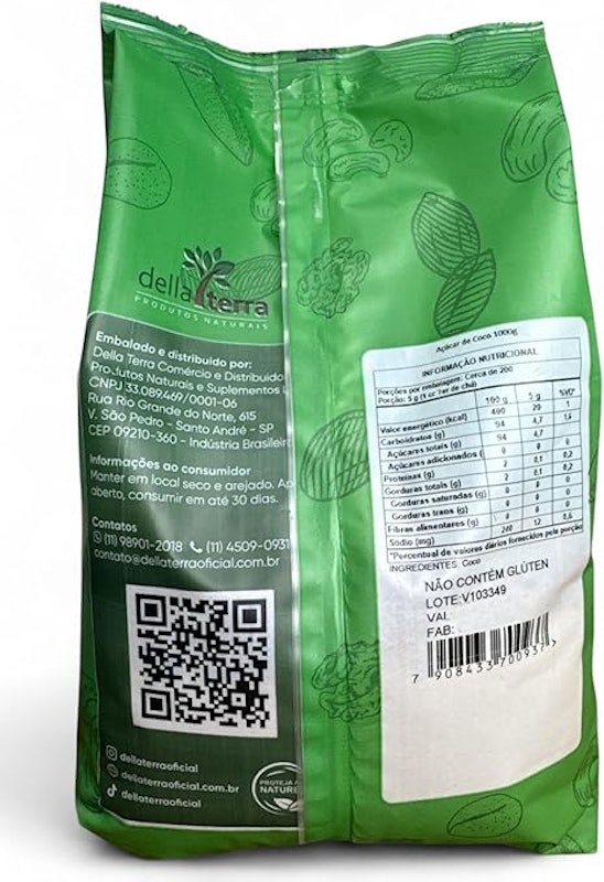 Açúcar de Coco Della Terra (1 Kg) 2