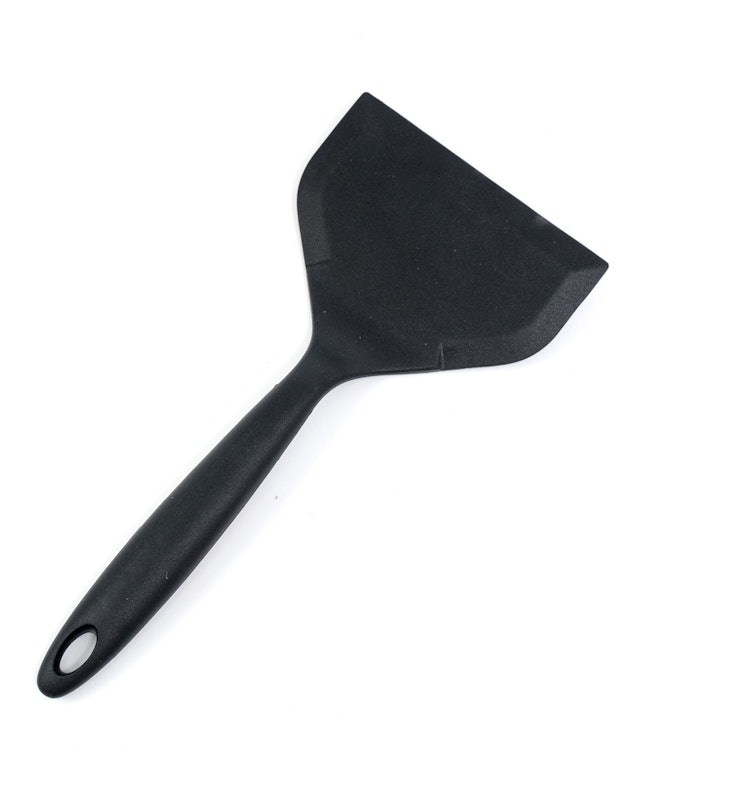 Espátula Larga de Silicone Preta 3