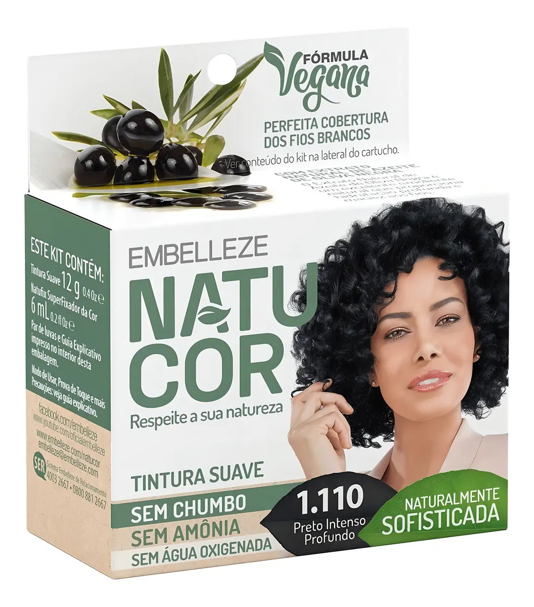 Tinta de Cabelo Natucor 1
