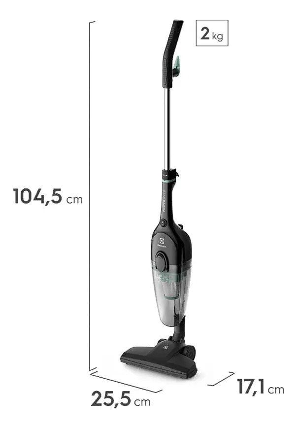 Aspirador de Pó Vertical com Fio Electrolux 1100 W 2 em 1 3