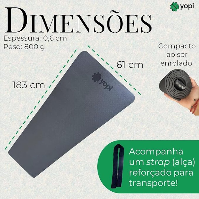 Tapete de Yoga TPE Yopi 4