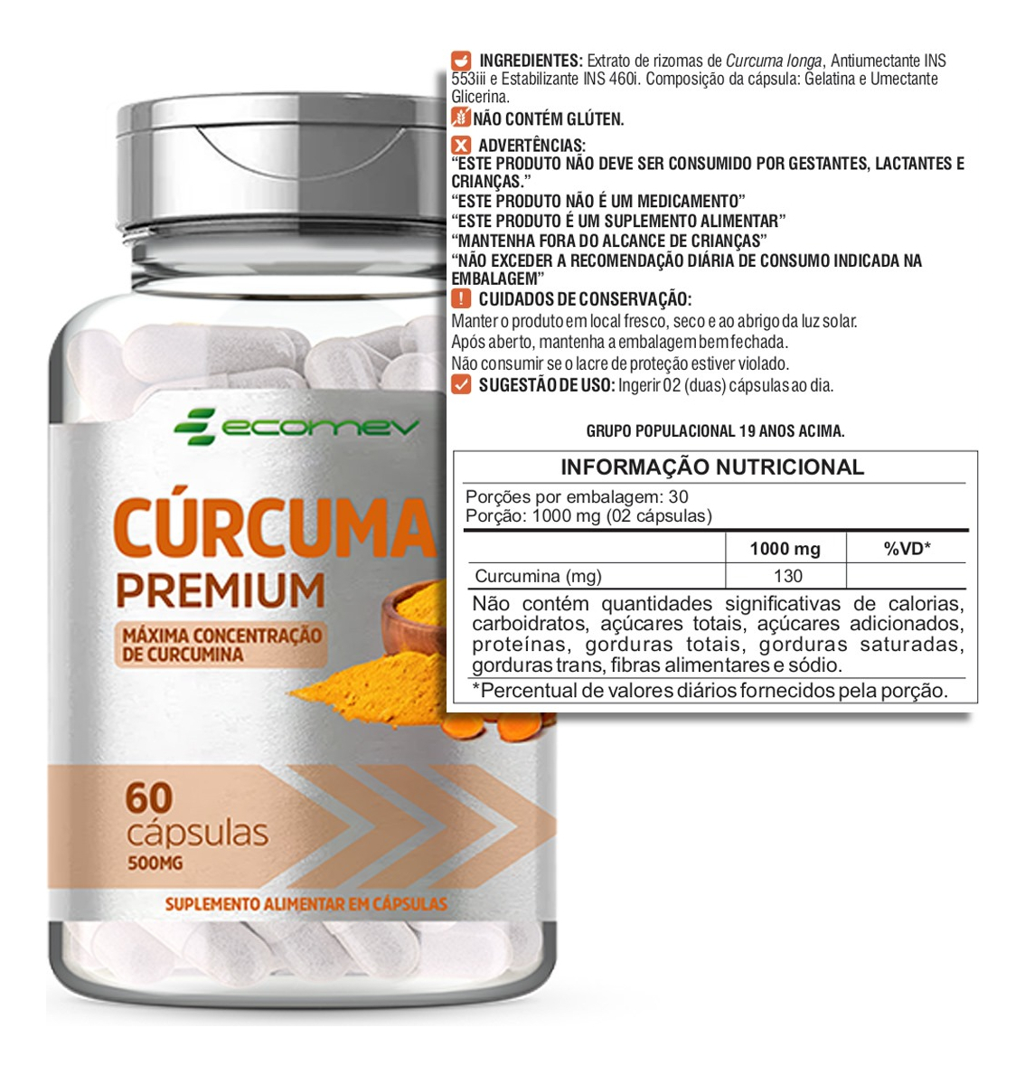 Cúrcuma Longa 500 mg 2