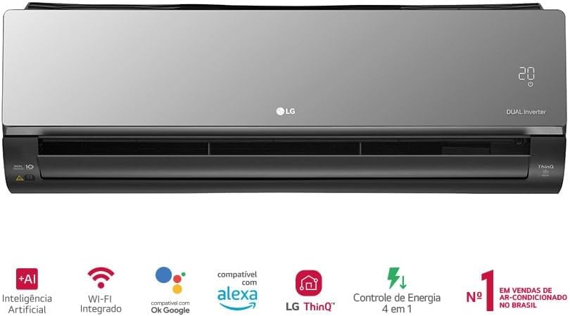 Ar-Condicionado LG AI Dual Inverter Voice Artcool 24.000 BTUs Quente/Frio (220 V) 4