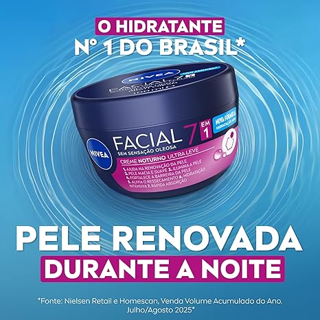 Nivea Creme Facial Noturno Ultraleve 7 em 1 3